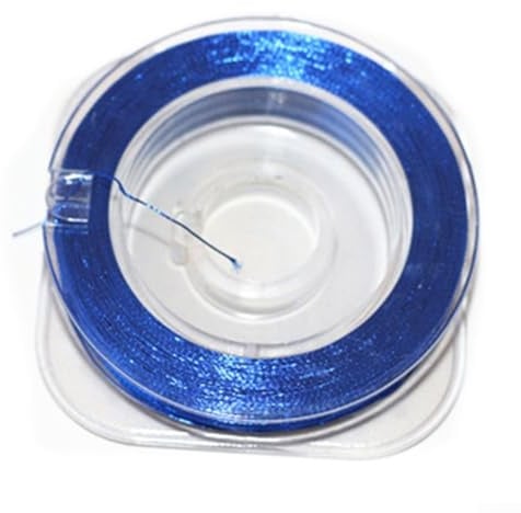 Essentielle 50M Nylon Bindedraht für zuverlässige Angelrute Bau und Reparatur (300D Blau)
