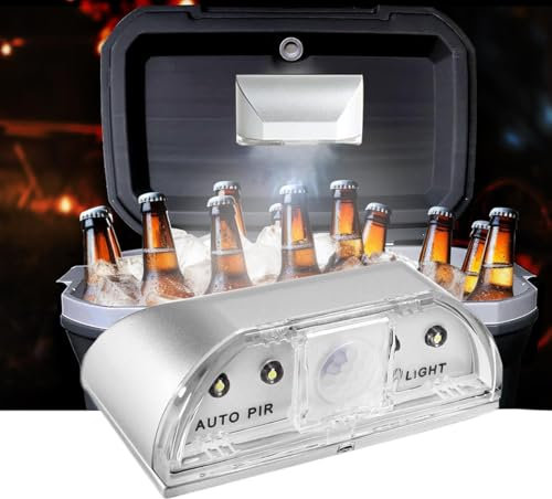 Camping Refrigerator Automatic LED light Cool Box Interior Lamp 4leds Inside Cooler Box Lid Light for Freezer Mini Fridge Camping Accessories
