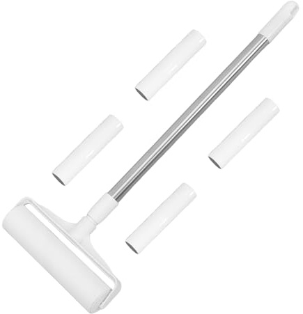 EPIGEIST Wiederverwendbare Fusselrolle für Tierhaare mit Stark Klebendem Abs Material 89cm Langer Griff für Kleidung Möbel und Teppiche Reisen