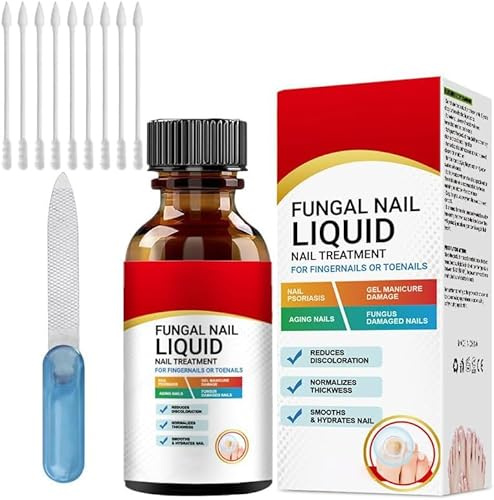 Fungal Nail Treatment For Toenails Extra Strong, Nail Fungus Treatment For Toenail & Finger, Protects Thick, Broken, And Discolored Nails, Restoring Healthy Nails - red - 20ml