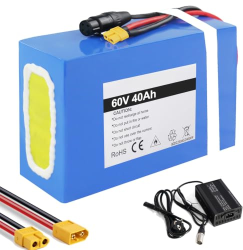 36V 48V 60V 72V Lithium-Ionen-Akku für E-Scooter, E-Bike, Elektro-Dreirad – E-Bike-Akku Fahrrad Radsatz