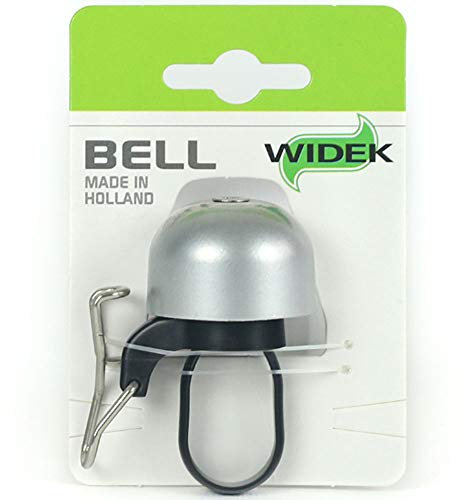 Widek Unisex Mini Paperclip Bell, Silver, Small