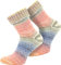 normani 2 Paar Wollsocken - mit Umschlag, im 'Skandinavischen' Style, in bunten Farben erhältlich Farbe Multicolor Größe 35-38