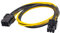 AKYGA AK-CA-46 PCI-E 6 pin Buchse auf PCI-E 6 pin Stecker Adapter Kabel 40cm