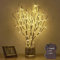 Hairui Twig Branches with Fairy LED Lights 18IN 70LED Battery Operated Lighted Brown Willow Branches for Home Party Decoration Indoor Outdoor Use (Vase Excluded)