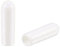 sourcing map 50pcs Round Rubber End Caps 3mm(1/8) White Vinyl Cover Screw Thread Protectors