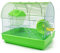 BPS BPS-1174 Hamsterkäfig mit Futternapf, Tränke, Rad, spezielles Haus, zufällige Farbe, 34 x 23,5 x 29 cm