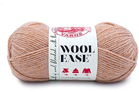 Lion Brand Yarn, Wool-Ease Aran Yarn for Knitting and Crochet, Canyon Sunset, 1 Pack