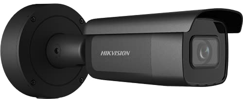 Hikvision DS-2CD2686G2-IZS (2,8-12 mm) (C)/Black Bullet Überwachungskamera mit 8 Megapixeln, Beleuchtung bis zu 60 m, professionelle Überwachungskamera, Acusense Kamera mit Alarmfilter
