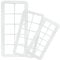 Cortador de galletas cuadrado - Juego de cortadores de galletas geométricos multicutter-Square Cake Fondant Cutter - 3 tamaños cuadrados cortadores de galletas para decoración de pasteles (cuadrado)