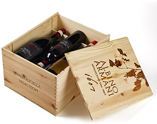 ALBINO ARMANI - VALPOLICELLA SELECTION - Confezione in legno da 6 bottiglie dalla Valpolicella Classica