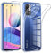Phoona Funda para Xiaomi Redmi Note 10 5G/Poco M3 Pro 5G Carcasa con 2 Piezas Cristal Templado,Transparente Silicona TPU Protección Funda para Redmi Note 10 5G Anti-Choques y Anti-Arañazos Caso