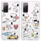 [2 Stück] Schutzhülle für Samsung Galaxy S20 FE/S20 Lite Hülle 6,5, Handyhülle Niedlich Karikatur Muster Transparente TPU Silikon Einzigartige Lustig Beschützen für Samsung S20 Fan Edition