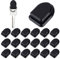 CRASPIRE 20pcs Car Adhesive Hooks Black Sticky Hooks, Multifunctional Vehicle Adhesive Hanging Towel Bathroom Wall for Hanging Towel Robe Hat Coat Key USB Cable