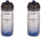 ZEFAL Pack Arctica 55 - Lot de Deux Bidons Vélo 550 ML - Gourde Vélo Isotherme - Inodore et Etanche - Bidon Sport sans BPA - Argent/Bleu