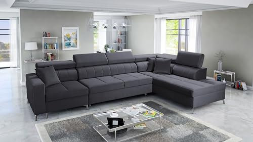 IM SOFA Wohnzimmer Couch XXL Eckcsofa SID X Maxi Links/rechts Farbe wählbar TOP Qualität