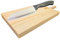 Schneidebrett + Cuchiilo, Schneidebrett aus Naturholz + Kochmesser, Küchenbrett, kein Herausfallen der Messer, Messer für Zuhause oder Profi, für Fleisch, Fisch, Gemüse.