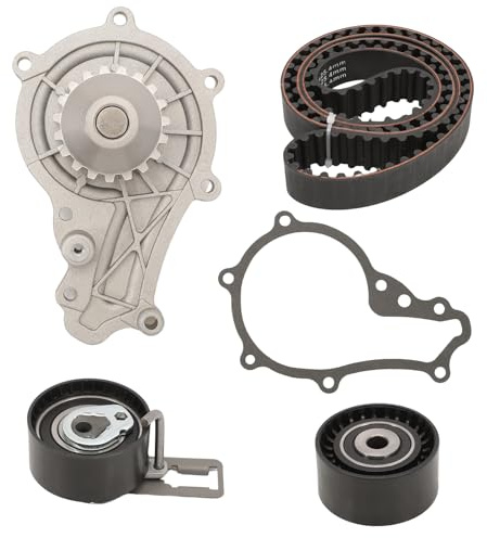 Anlseiod KTBWP9590 Kit Distribuzione Completo di Pompa Acqua para Jumpy C4 Aircross C4 Picasso Focus III 308CC 4008 S80II V60 Kit Distribuzione 613561980 1753587 1855728