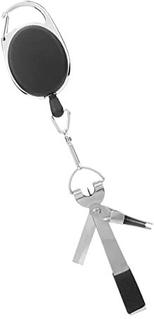 Multifunktionales Werkzeug zum schnellen Verknoten von Fliegenfischen, Drahtschneider, Clipper, Zange zum Verknoten der unteren Schnur, Schere für Draht Kleber, Schere für unteren Draht