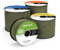 Brotree Cuerda Trenzada de Poliéster 3mm x 50m Ejercito Verde en Rollo - 100 KG Carga de Rotura