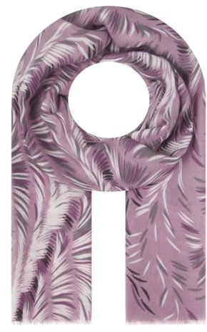 Majea - schmal geschnittenes Damen-Halstuch, dünner Schal, feines Halstuch, sommerlicher Damenschal, Damen Stola (880060) (rosa 6)