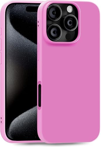 MyGadget Cover compatibile con iPhone 16 Pro - Custodia Protettiva in Silicone Morbido – Case TPU Flessibile - Ultra Protezione Antiurto & Antigraffio - Fucsia