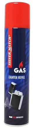 Gas accendini 300 ml per accendini con 5 adattatori | Near Zero impurities | Bruciatore flamber | Ricarica gas di ricarica | Accendini tempesta