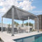 Transparente Plane, 420 g/m² Transparent PVC Plane mit Ösen und Reißverschluss, Wasserdiche Plane Windschutz und Regenschutz für für Pavillon, Carports, Balkone, Terrassen (2 X 2M)