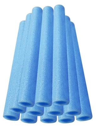 JKELPV Trampolin Ersatzteile 40cm Trampolinstangen-Schaumstoffhülsen für Trampolinrohre Trampolinzubehör Erdanker(12pcs)