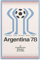 LATAFA Argentina 1978 Coppa del Mondo Calcio Poster Calcio Wall Art Argentina Coppa del Mondo Stampe su Tela Pittura Retrò per Home Decor Immagine 40x65cm No Frame