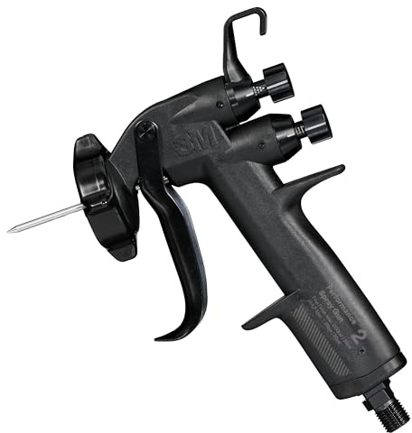 3M Performance Spray Gun 2, 26852, zweite verbesserte Generation, HVLP | Hochleistungs-Lackierpistole, Lackspritzpistole, Farbspritzpistole, Sprühpistole zum Lackieren, Druckluftanwendung, 1 Stück