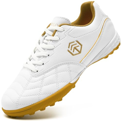 PiDaGlobal Boys Football Boots Kids Girls Club Firm Ground Soccer Shoe Astro Turf Trainers Athletics Sport Futsal Shoes Teenager Profession Competition Indoor Outdoor Sneakers