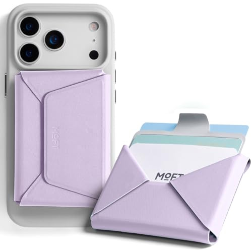 MOFT Porte-Cartes avec MagSafe, Support Téléphone Slim pour 8 Cartes, Portefeuille Minimaliste Snap Field avec Accès Rapide, Protection RFID en Cuir Végan MOVAS,