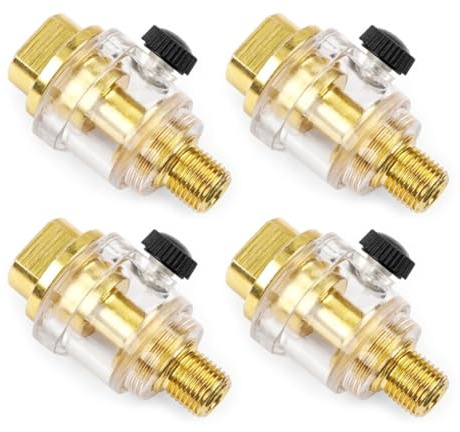 Muuookka Self-Contained Air Tool Oil Lubricator Oiler Compressor Pipe Automatic Lubrication Dispenser