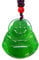yigedan Halskette mit Buddha-Anhänger aus grüner Jade, Jade