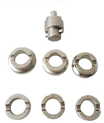 LLF Uhren-Werkzeug, Uhrenmacher 5538 wasserdichte Uhrenschraubenr眉ckseite Abdeckung 脰ffner Entferner f眉r Rolex Tudor, Uhrwerkzeug, 7 St眉ck