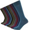 FM London (Lot de 12) Chaussettes en Bambou pour Hommes | Unies et à Motifs, Douces et Résistantes aux Odeurs | Multicolores et Noires