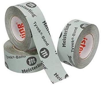 Meisterling® Tyvek®-Band für Unterspannbahn diffusionsoffen 60 mm x 25 m, 4 Rollen (Karton)