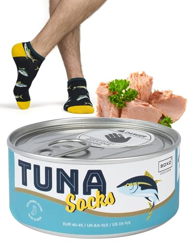 soxo Angler Geschenke Für Frauen Damen Socken Herren Lustige Geschenk Für Männer 40-45 Tuna