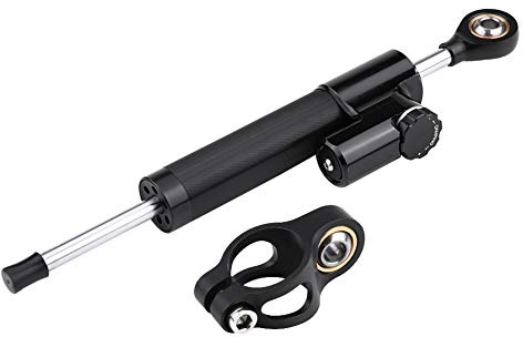 Lenkungsdämpfer Universal für Fahrrad und Motorrad aus Aluminium EVGATSAUTO