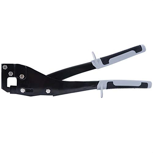 Werku WK601960, Punzonadora Perfiles, Largo 340 mm, Capacidad Punzado 0.5-0.8 mm, Acero Carbono, Agarre Ergonómico Antideslizante