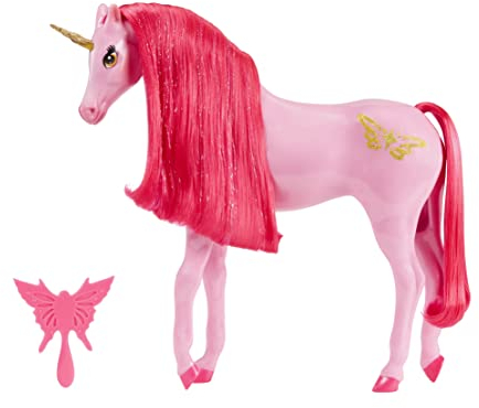 MGA Dream Ella Unicorn - Rosa Einhorn zum Sammeln - CHERRY - Geeignet für 29 cm große Modepuppen - Fördert das fantasievolle Spiel - Für Kinder ab 3 Jahren