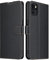 ELESNOW Xiaomi Redmi Note 10 4G Hülle, Redmi Note 10S Hülle，PU Leder Wallet Klappbar Schutzhülle Flip Case Handyhülle Magnetisches Stoßfeste Klapphülle für Redmi Note 10 4G / Note 10S (Schwarz)