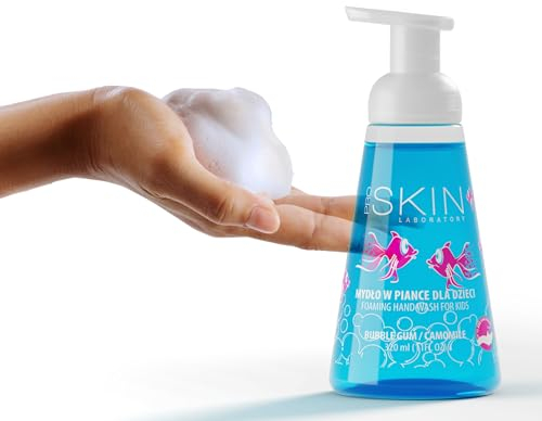 Schaumseife - Flüssigseife mit Aloe Vera - Wirksame Befeuchtung der Hände - Handseife Flüssig im Seifenspender - Seife pflegt die Haut - 320 ml (Kaugummi - Kamille)