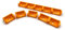eXODA 10x Halterung für Wago 5er Klemmen Typ 221-615 bis 6mm2