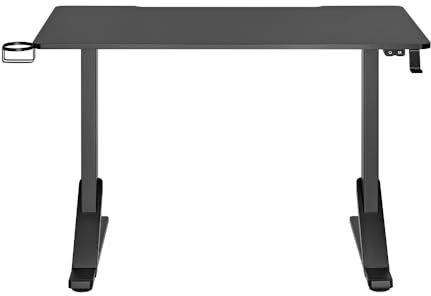 OPLITE Balistic MK 1 Schreibtisch mit Beleuchtung RGB Gaming Maße 112 x 60 cm, Schwarz, 112 x 60