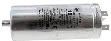 CONDENSATEUR 18 UF. COMPRESSOR pour SECHE LINGE INDESIT - C00296252