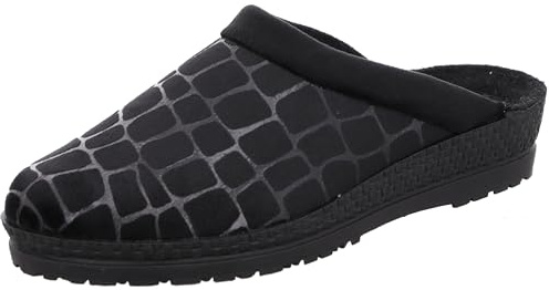Rohde Damen Hausschuh Pantoffel Textil Reptil Muster Neustadt-D 2289