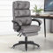 Blisswood Ergonomic Office Chair with Footrest – Adjustable Computer Desk Chair with Lumbar & Back Support, Heavy Duty 360° Swivel Reclining Seat for Home Office Study Work or Gaming– Fabric Dark Grey