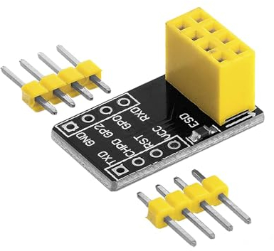 zalati 5 Stück ESP8266-01 ESP-01S Breakout Breadboard Adapter WiFi Serial Transceiver Modul ESP8266 Kompatibel mit Raspberry Pi